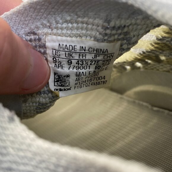 Adidas Yeezy Boost 380 \'Alien\' Size 9.5 Men 2019,Gray,Athletic Shoes,FV3260 main image 6